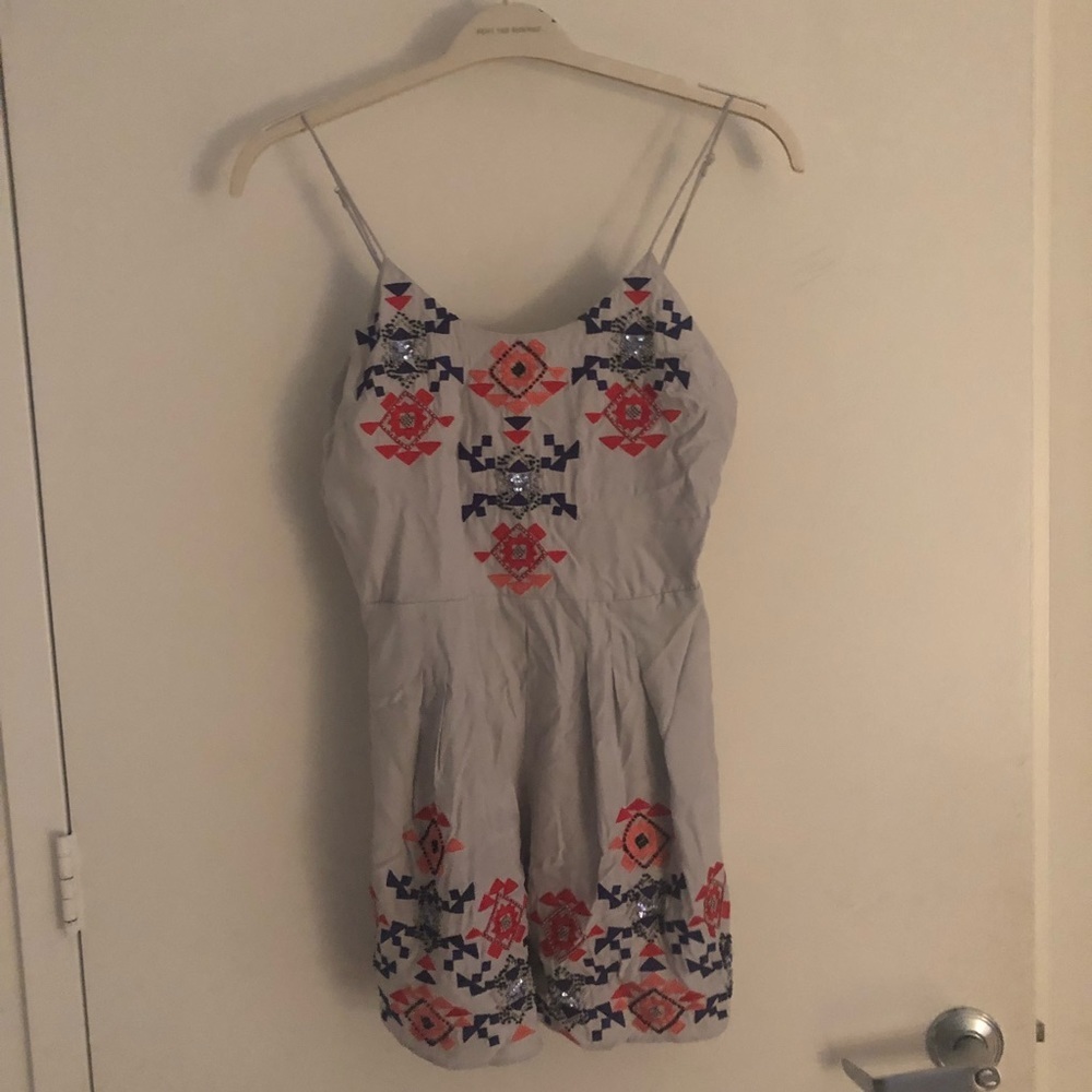 Parker Beaded Tribal Romper - Size Small Worn Once